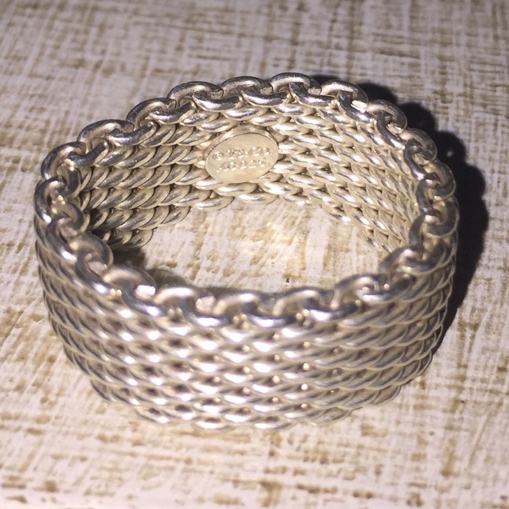 Tiffany & Co. Somerset Sterling Silver Ring